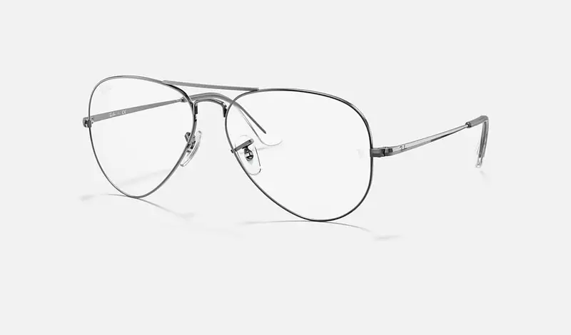 Occhiali da Vista Adulto unisex Ray-Ban Rb-6489-Aviator-Metal-2502 SILVER