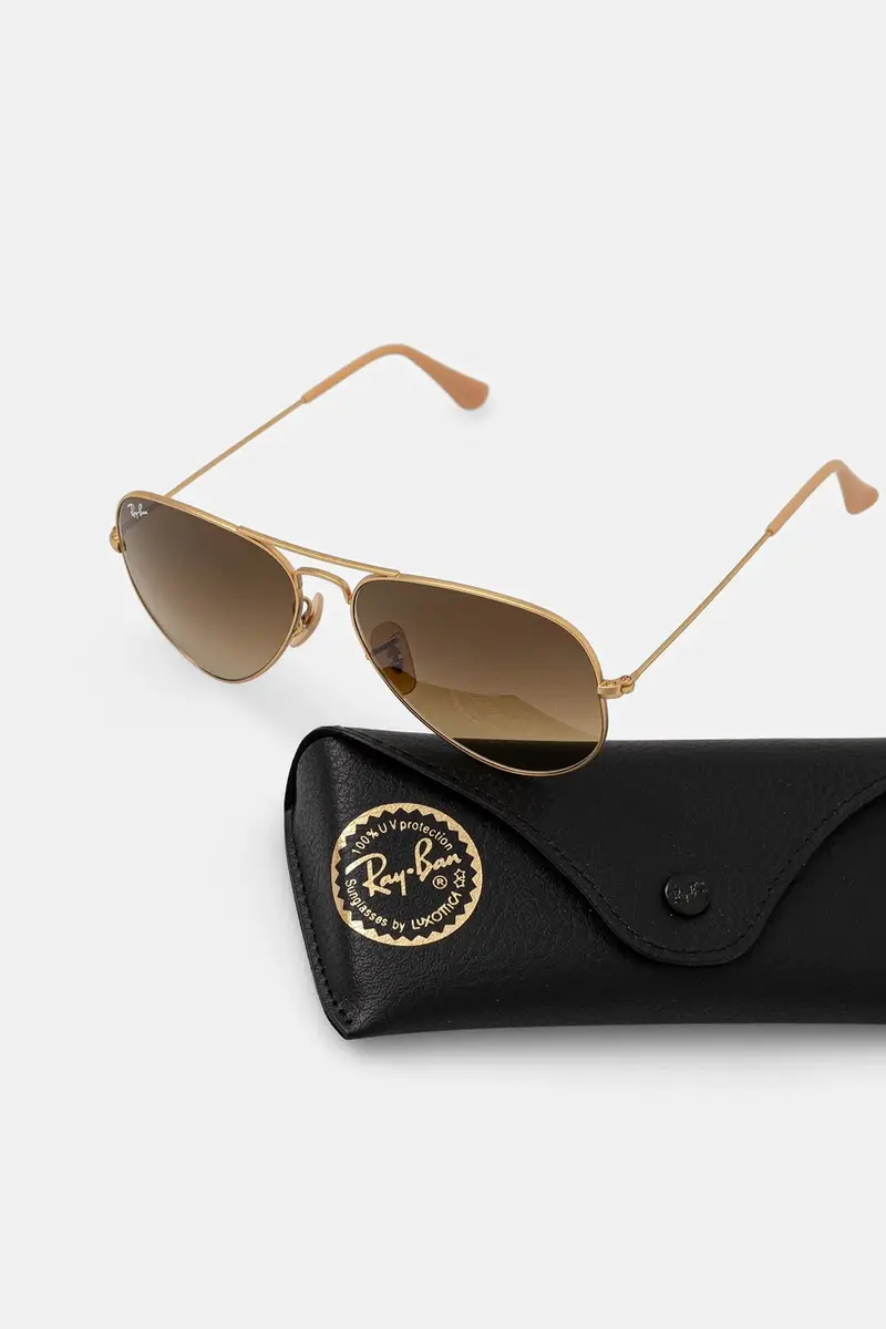 occhiali da vista Aviator Large Metal Oro miniatura 5