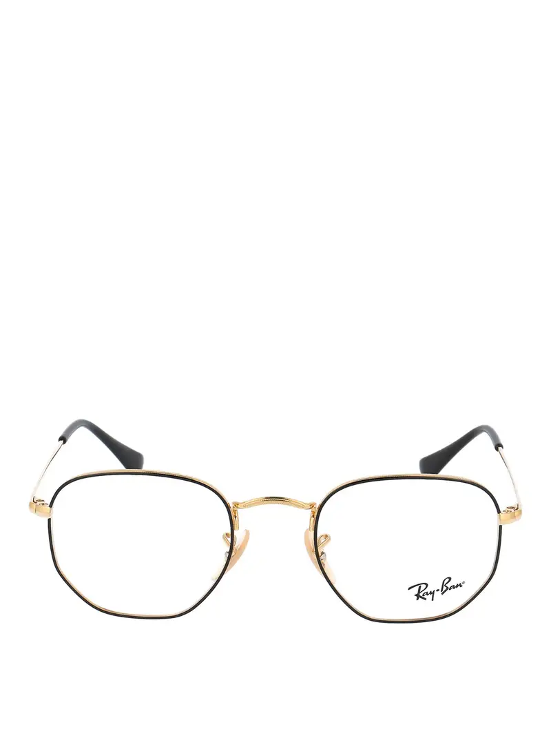 Occhiali esagonali Nero