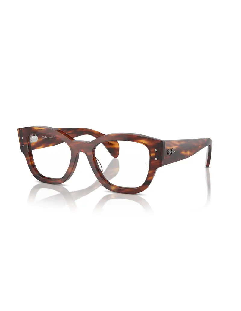 Occhiali montatura da vista Ray-Ban Jorge Made in Japan RX7681V 2144 Striped Havana 52