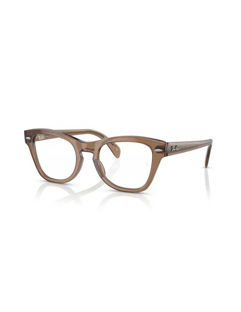 Occhiali montatura da vista Ray-Ban RX0707V 8198 Transparent Light Brown 50