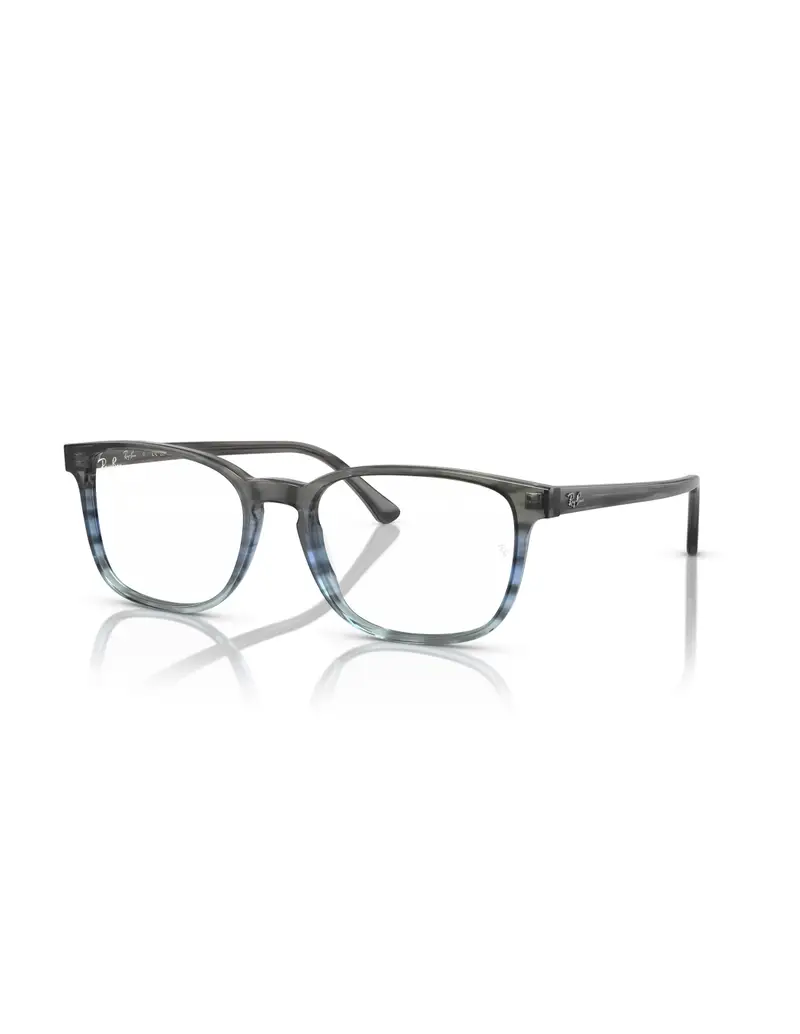 Occhiali montatura vista Ray-Ban RX5418 8254 Striped Gray Gradient Blue 54