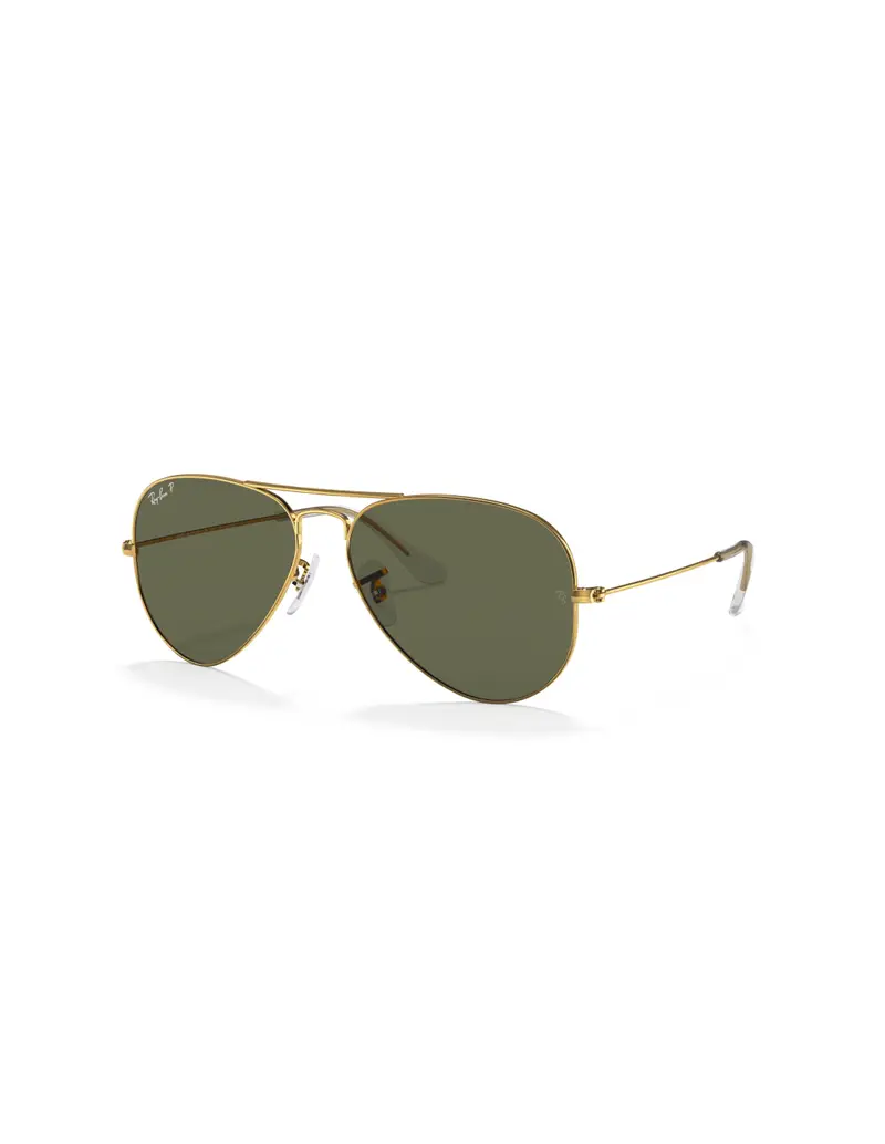 Occhiali sole RAY-BAN Aviator Large Metal RB3025 001/58 58 Arista Green Polarized