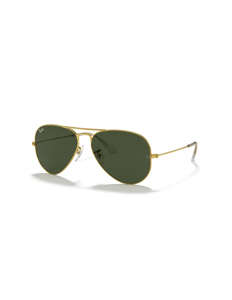 Occhiali sole RAY-BAN Aviator Large Metal RB3025 001 62 Arista Classic G-15 Green