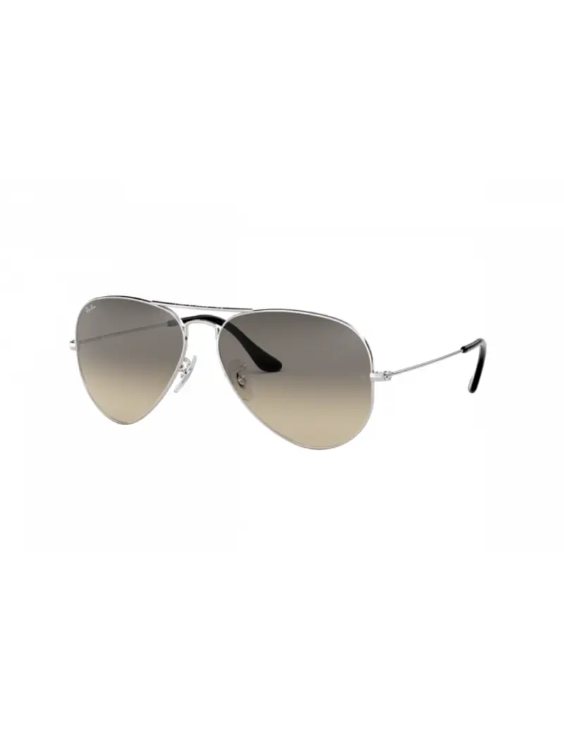 Occhiali sole RAY-BAN Aviator Large Metal RB3025 003/32 62 Silver Crystal Grey Gradient