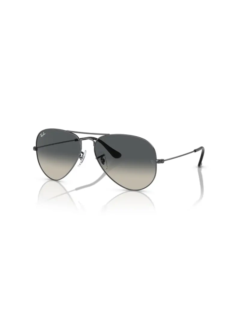 Occhiali sole RAY-BAN Aviator Large Metal RB3025 004/71 58 Gunmental Grey Gradient