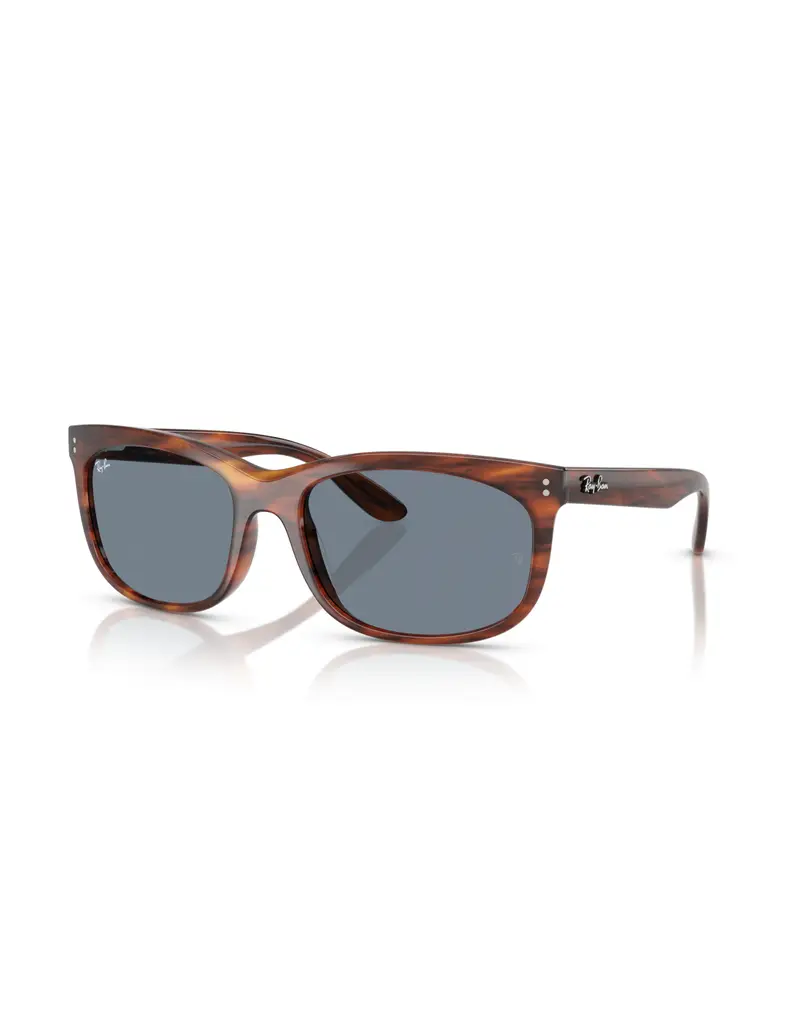 Occhiali sole RAY-BAN Balorette RB2389 954/62 57 Striped Havana Blue