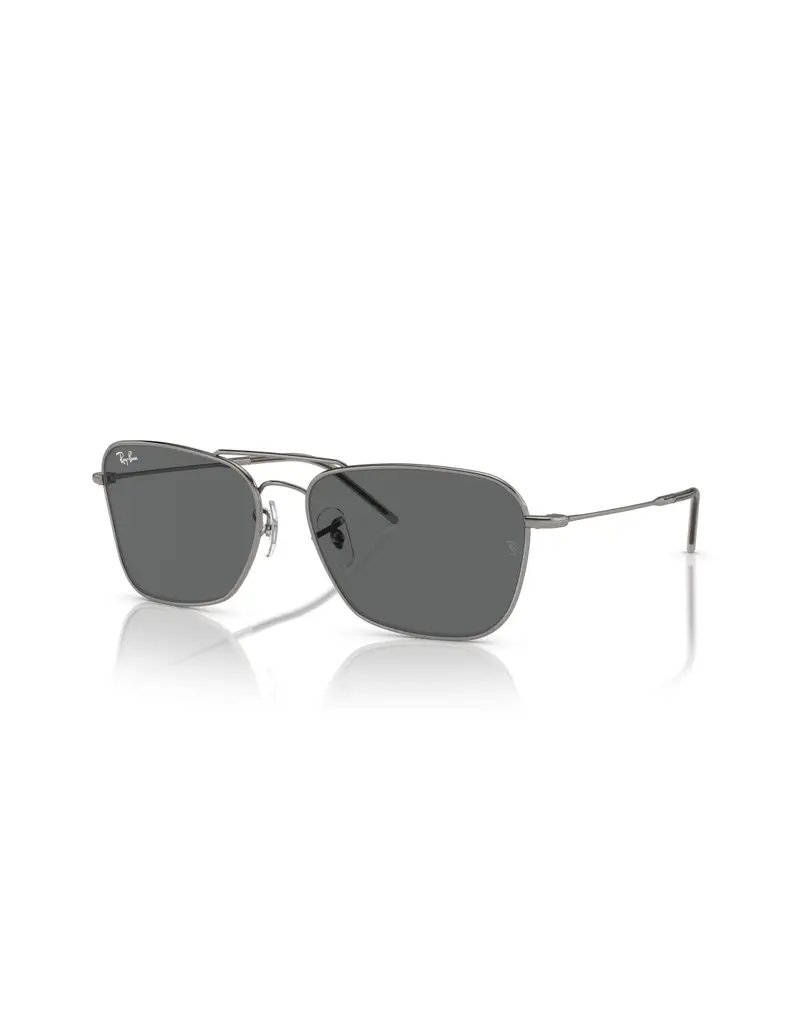 Occhiali sole Ray Ban Caravan Reverse RBR0102S 004/GR 61 Gunmental Dark Grey