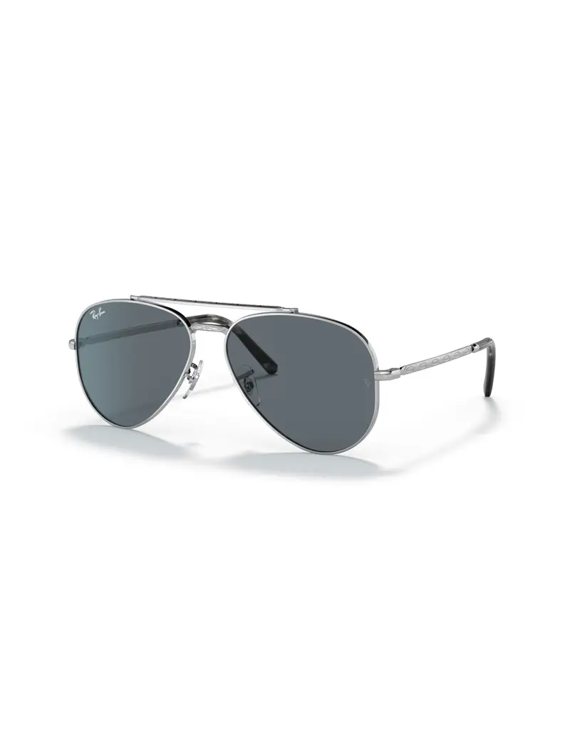 Occhiali sole RAY-BAN New Aviator RB3625 003/R5 58 Silver Blue