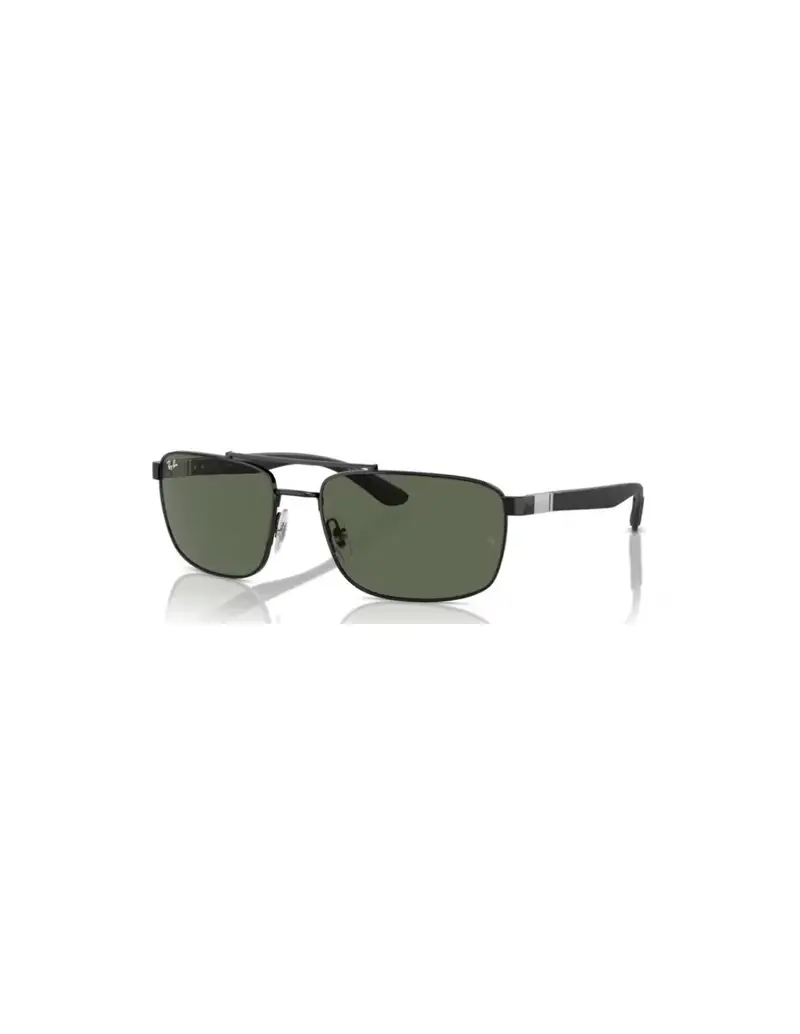 Occhiali sole RAY-BAN RB3737 002/71 60 Black Dark Green