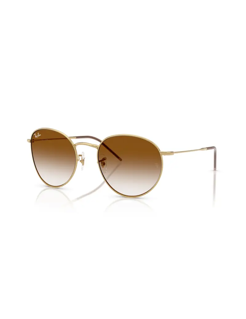 Occhiali sole Ray Ban Round Reverse RBR0103S 001/CB 55 Gold Brown Gradient Clear
