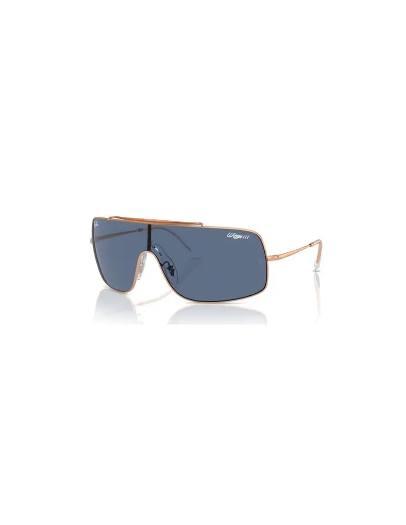 Occhiali sole RAY-BAN WINGS III RB3897 920280 36 Rosegold Dark Blue