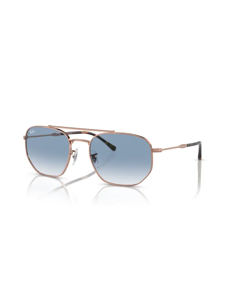 Occhiali sole RAYBAN RB3707 92023F Rose Gold Blue 57
