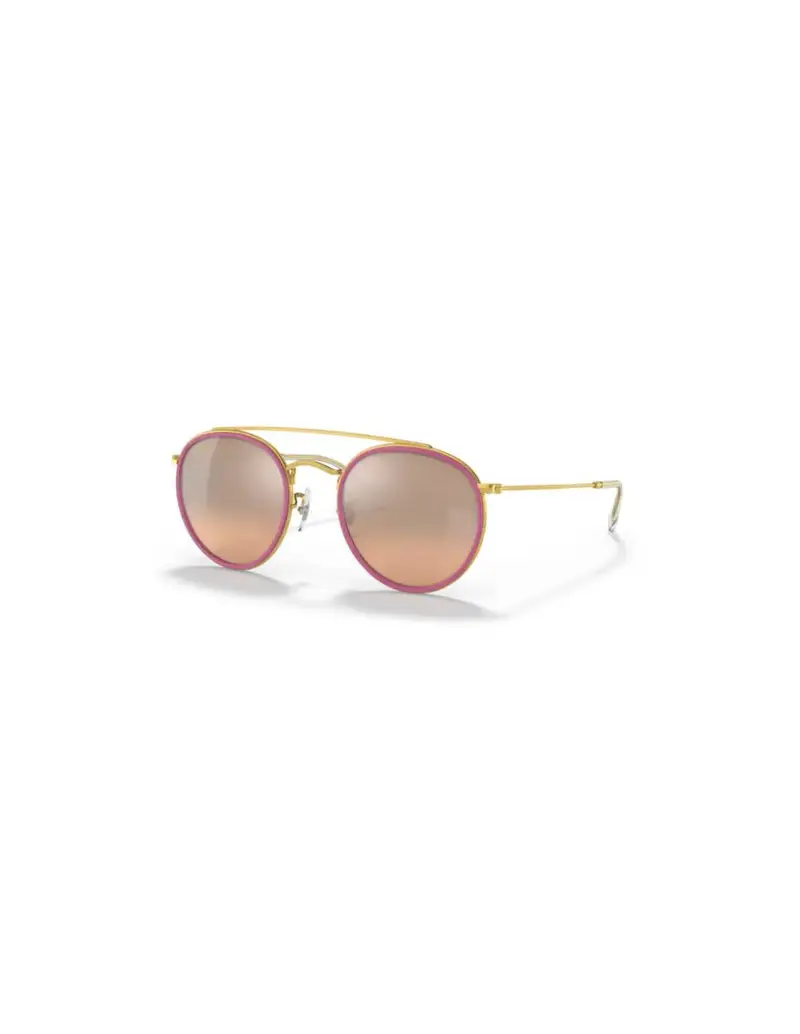 SALDI Occhiali sole Ray-Ban RB3647N 9237/3E Gold Pink Mirror 51