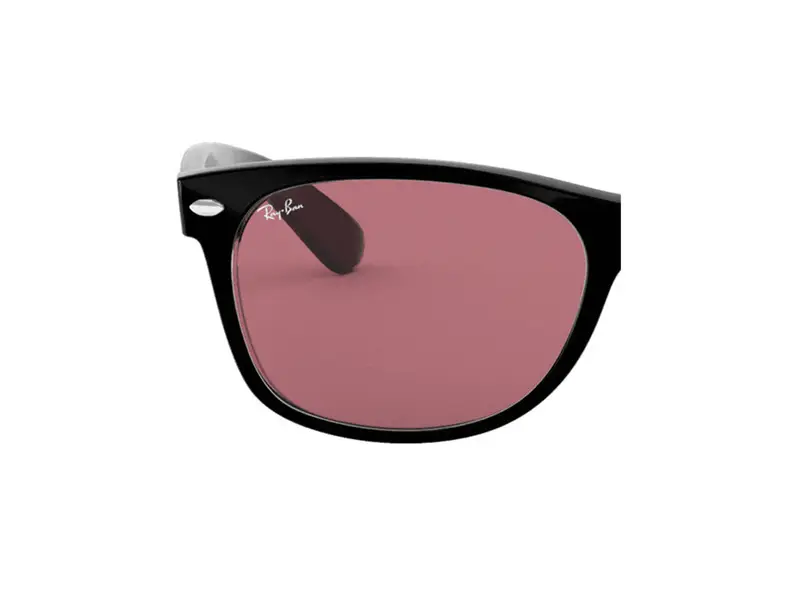 Ray - Ban Unisex Coppia di Lenti di ricambio Ray-Ban RB2132 NEW WAYFARER Lenti di ricambio Plastica Grigio Squadrata Normale Sfumato miniatura 2