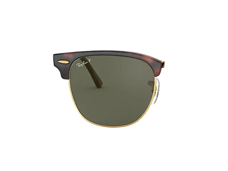 Ray - Ban Unisex Coppia di Lenti di ricambio Ray-Ban RB3016 CLUBMASTER Lenti di ricambio Verde Squadrata Normale Specchiato miniatura 2