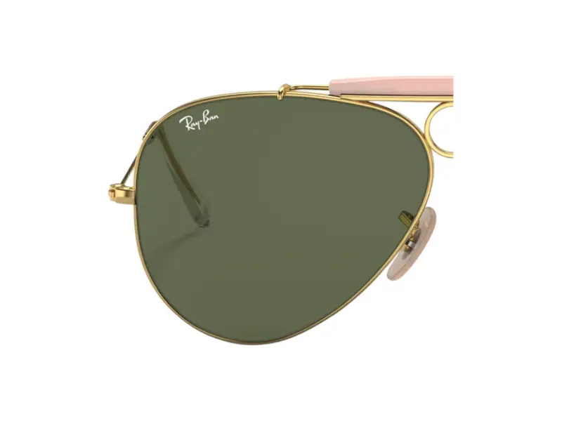 Ray - Ban Unisex Coppia di Lenti di ricambio Ray-Ban RB3138 Shooter Lenti di ricambio Metallo Verde G15 Pilot