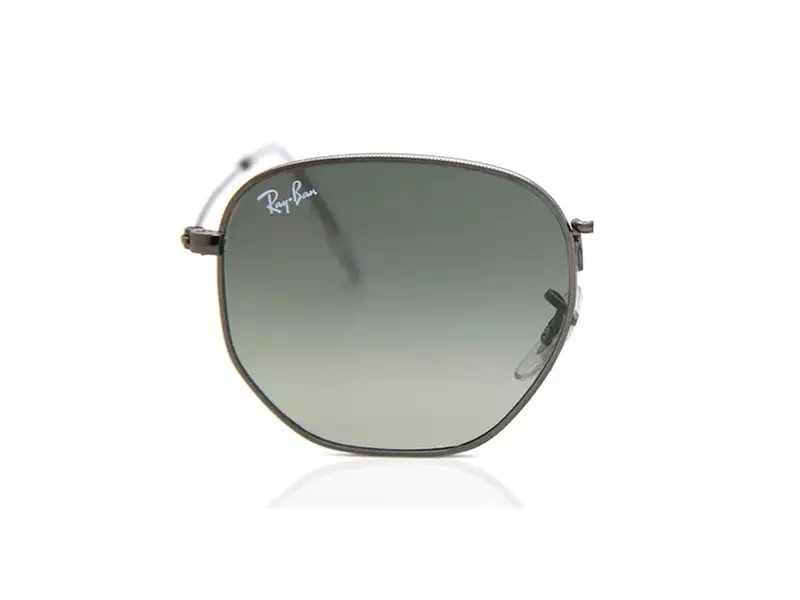 Ray - Ban Unisex Coppia di Lenti di ricambio Ray-Ban RB3548N HEXAGONAL Lenti di ricambio Metallo Blu Geometrica Normale Flash miniatura 2