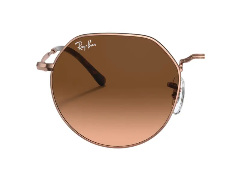Ray - Ban Unisex Coppia di Lenti di ricambio Ray-Ban RB3565 Jack Lenti di ricambio Metallo Marrone Marrone   Sfumato