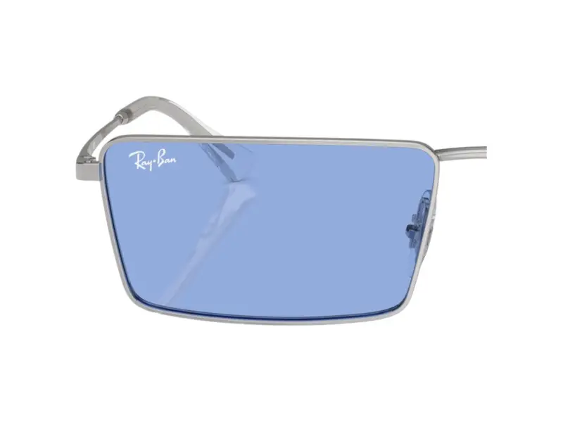 Ray - Ban Unisex Coppia di Lenti di ricambio Ray-Ban RB3741 Emy Lenti di ricambio Metallo Viola  Squadrata