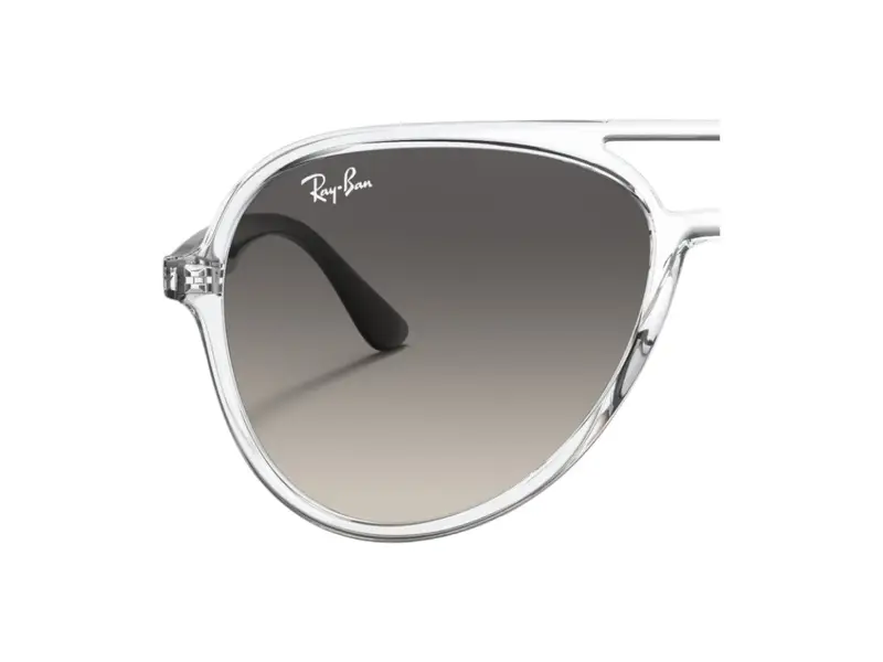 Ray - Ban Unisex Coppia di Lenti di ricambio Ray-Ban RB4376 Lenti di ricambio Iniettato  Grigio Pilot  Sfumato