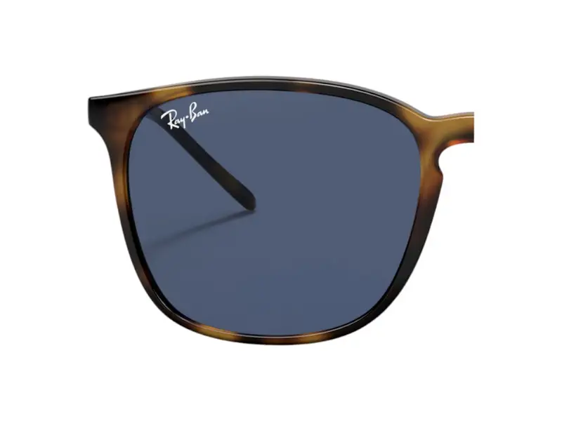 Ray - Ban Unisex Coppia di Lenti di ricambio Ray-Ban RB4387 Lenti di ricambio Iniettato  Blu Squadrata