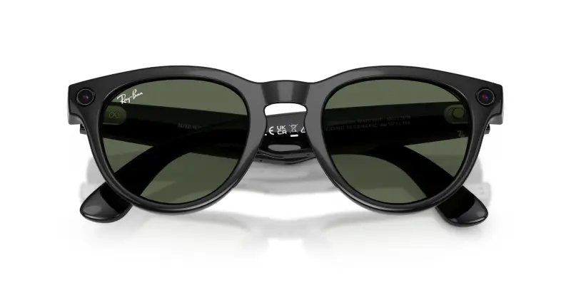 Unisex Meta RW4013 Headliner 601/71 Occhiali da sole Iniettato Nero Verde G15 Pantos Normale miniatura 2