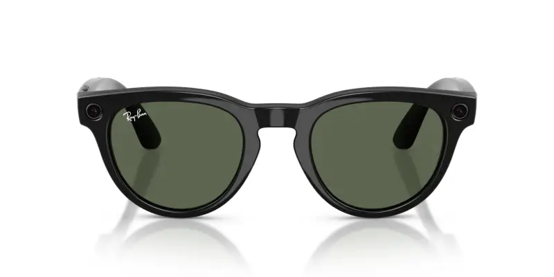 Unisex Meta RW4013 Headliner 601/71 Occhiali da sole Iniettato Nero Verde G15 Pantos Normale miniatura 3