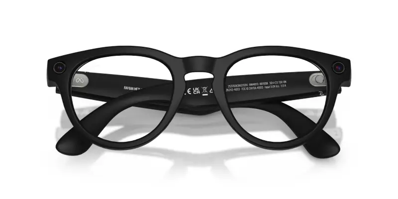 Unisex Meta RW4013 Headliner 601SSB Montature da vista Iniettato Nero Pantos Anti-luce blu Antiriflesso miniatura 2