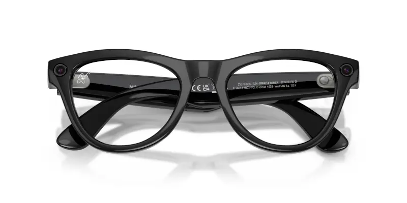 Unisex Meta RW4014 Skyler 601/CH Occhiali da sole Iniettato Nero Trasparente Geometrica Transitions Fotocromatico miniatura 2