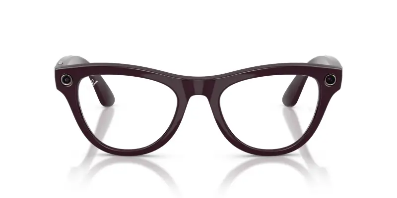 Unisex Meta RW4014 Skyler 6701CH Occhiali da sole Iniettato Viola Trasparente Geometrica Transitions Fotocromatico miniatura 3