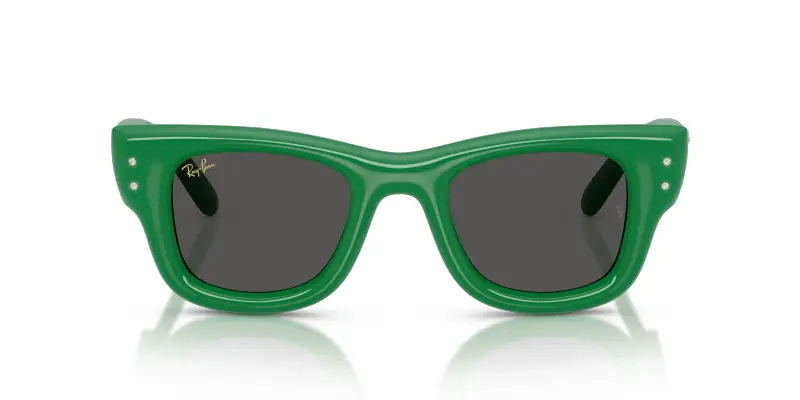 Unisex Ray - Ban A$AP ROCKY RB4940B WAYFARER PUFFER 685987 Occhiali da sole Nylon Verde Squadrata Normale miniatura 3