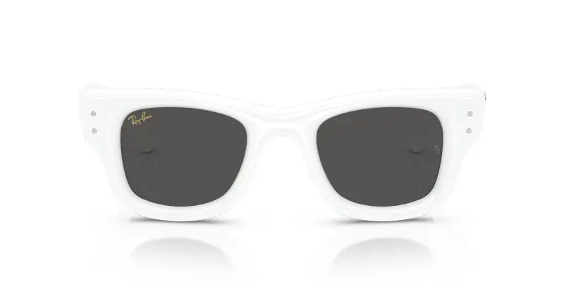 Unisex Ray - Ban A$AP ROCKY RB4940B WAYFARER PUFFER 686387 Occhiali da sole Nylon Bianco Squadrata Normale miniatura 3