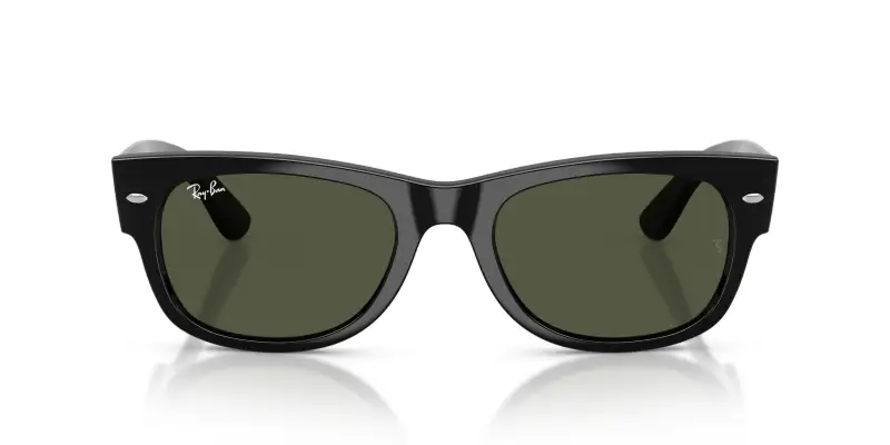 Unisex Ray - Ban RB0832S MEGA WAYFARER II 901/31 Occhiali da sole Acetato Nero Verde Squadrata Normale miniatura 3