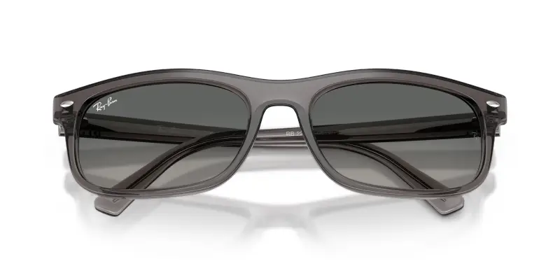 Unisex Ray - Ban RB2224 667571 Occhiali da sole Acetato Grigio Grigio Squadrata Normale Sfumato miniatura 2