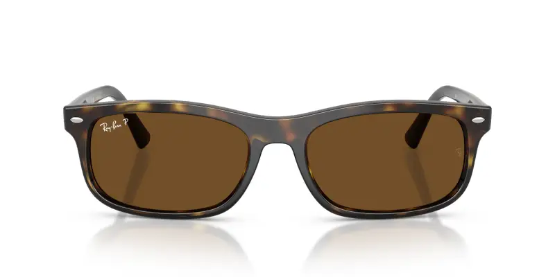 Unisex Ray - Ban RB2224 710/57 Occhiali da sole Acetato Tartaruga Marrone Squadrata Polarizzata miniatura 3