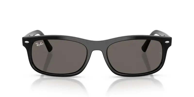 Unisex Ray - Ban RB2224 901/B1 Occhiali da sole Acetato Nero Grigio Squadrata Normale miniatura 3