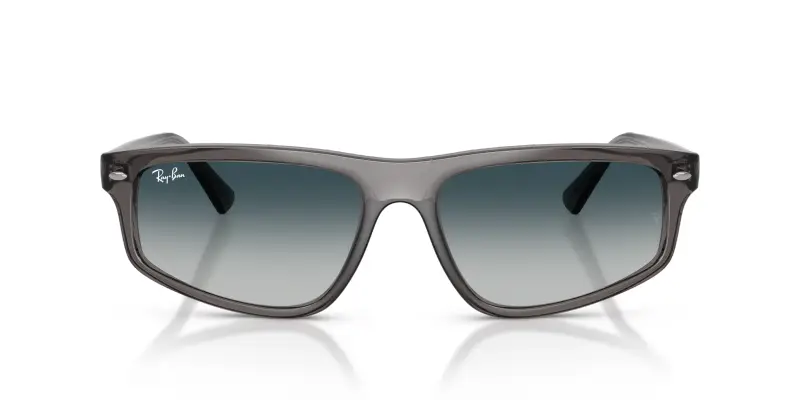 Unisex Ray - Ban RB2225 667532 Occhiali da sole Acetato Grigio Grigio Geometrica Normale Sfumato miniatura 3