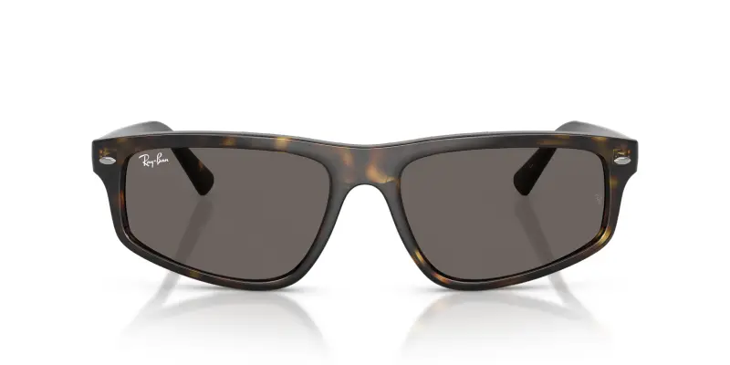 Unisex Ray - Ban RB2225 710/B1 Occhiali da sole Acetato Tartaruga Grigio Geometrica Normale miniatura 3