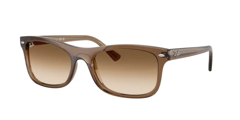 Unisex Ray - Ban RB2226 664051 Occhiali da sole Acetato Marrone Marrone Squadrata Normale Sfumato