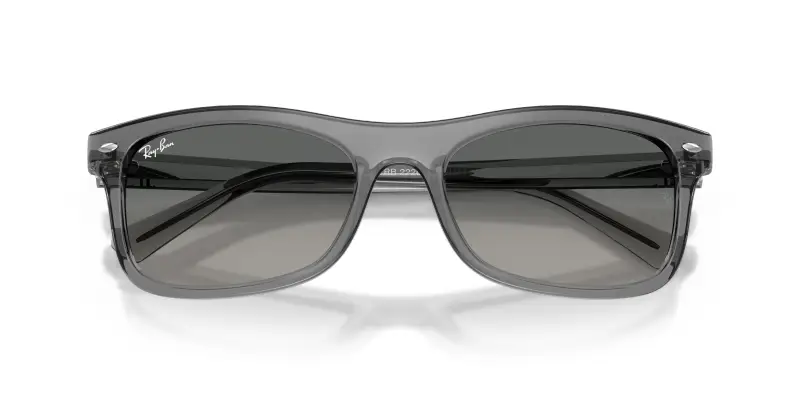Unisex Ray - Ban RB2226 664171 Occhiali da sole Acetato Grigio Grigio Squadrata Normale Sfumato miniatura 2
