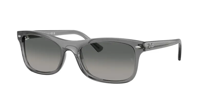 Unisex Ray - Ban RB2226 664171 Occhiali da sole Acetato Grigio Grigio Squadrata Normale Sfumato