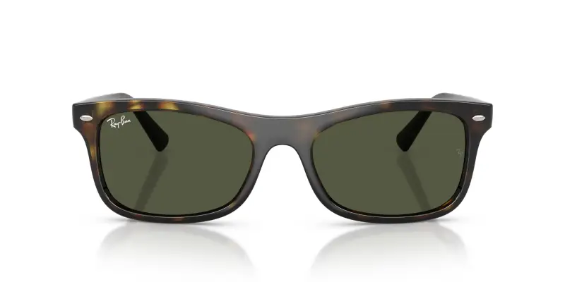 Unisex Ray - Ban RB2226 710/31 Occhiali da sole Acetato Tartaruga Verde Squadrata Normale miniatura 3