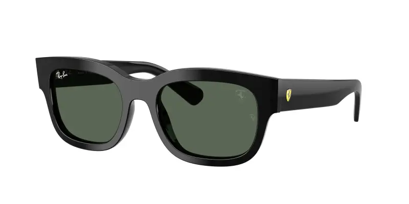 Unisex Ray - Ban RB2228M F60171 Occhiali da sole Acetato Nero Verde Squadrata Normale