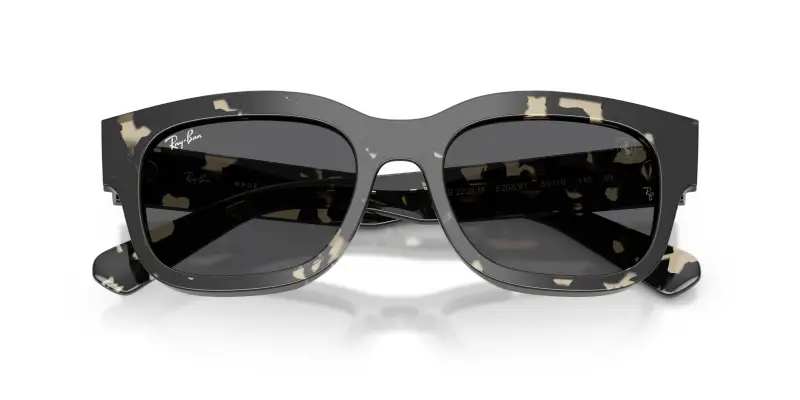 Unisex Ray - Ban RB2228M F70387 Occhiali da sole Acetato Tartaruga Grigio Squadrata Normale miniatura 2