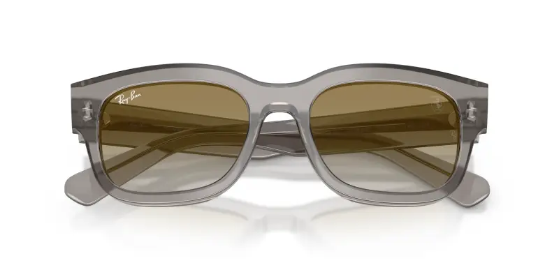 Unisex Ray - Ban RB2228M F7046E Occhiali da sole Acetato Grigio Marrone Squadrata Specchiate miniatura 2