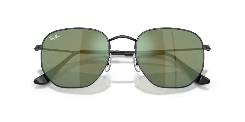 Unisex Ray - Ban RB3548N HEXAGONAL 002/68 Occhiali da sole Acciaio Nero Geometrica Normale miniatura 2