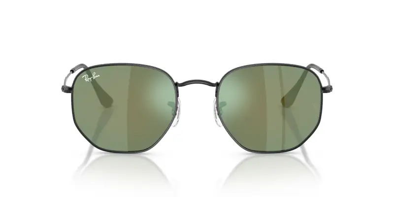 Unisex Ray - Ban RB3548N HEXAGONAL 002/68 Occhiali da sole Acciaio Nero Geometrica Normale miniatura 3