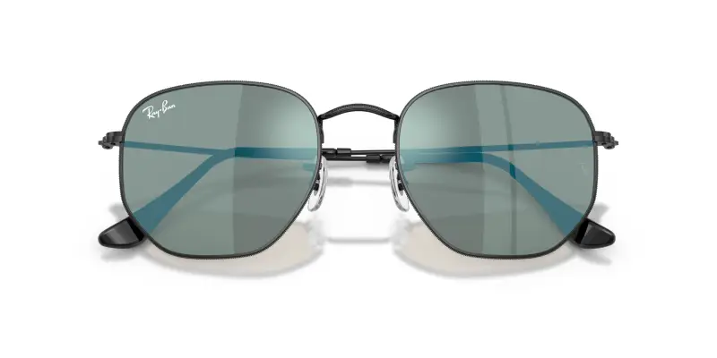 Unisex Ray - Ban RB3548N HEXAGONAL 002/8O Occhiali da sole Acciaio Nero Geometrica Normale miniatura 2