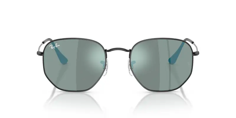 Unisex Ray - Ban RB3548N HEXAGONAL 002/8O Occhiali da sole Acciaio Nero Geometrica Normale miniatura 3